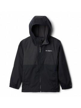 Naujiena! Columbia neperšlampama striukė Rainy Trails™ Fleece Lined Jacket (S-XL). Spalva juoda / tamsiai pilka